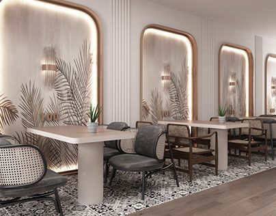 Atmospheric Restaurant Interior with Custom Booth Seating & Warm Filament Lighting #51